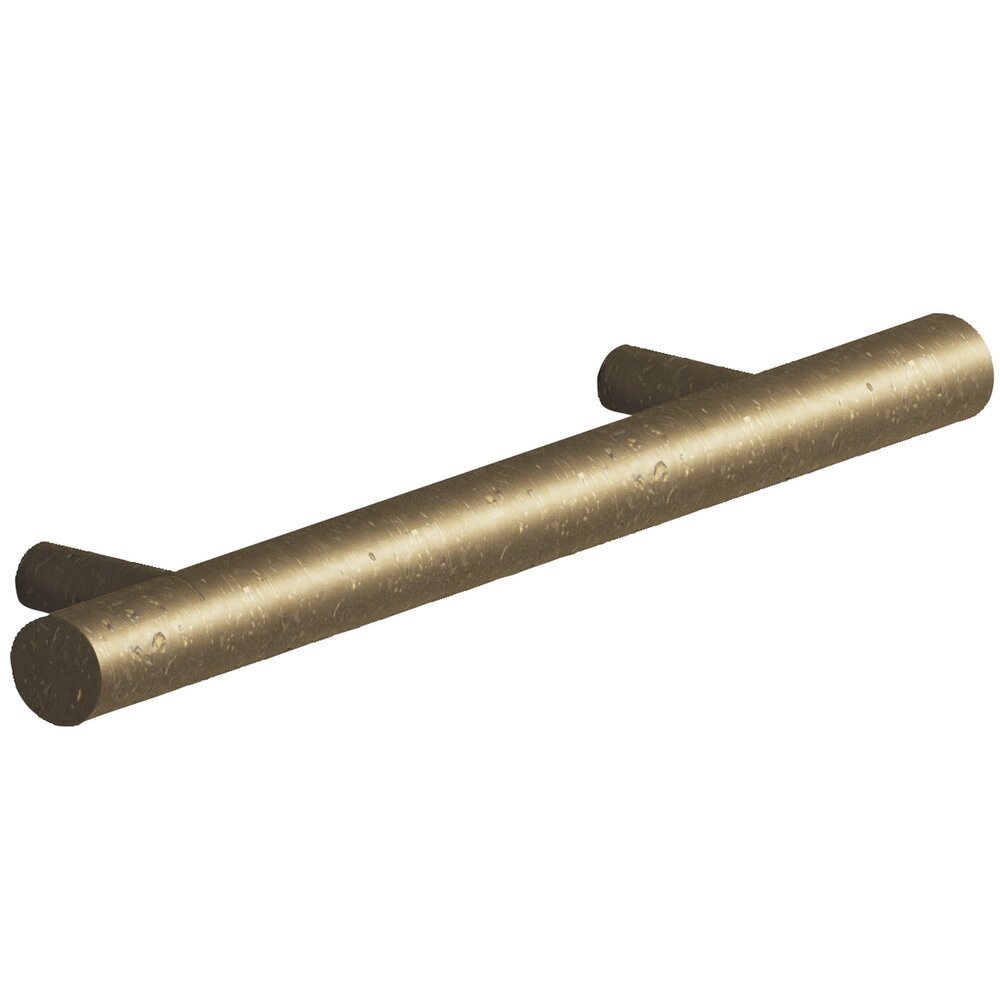 3 1/2" Centers Shank Pull in Distressed Oil Rubbed Bronze