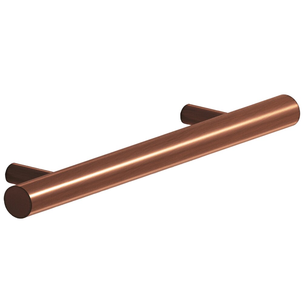 3" Centers Shank Pull in Matte Antique Copper