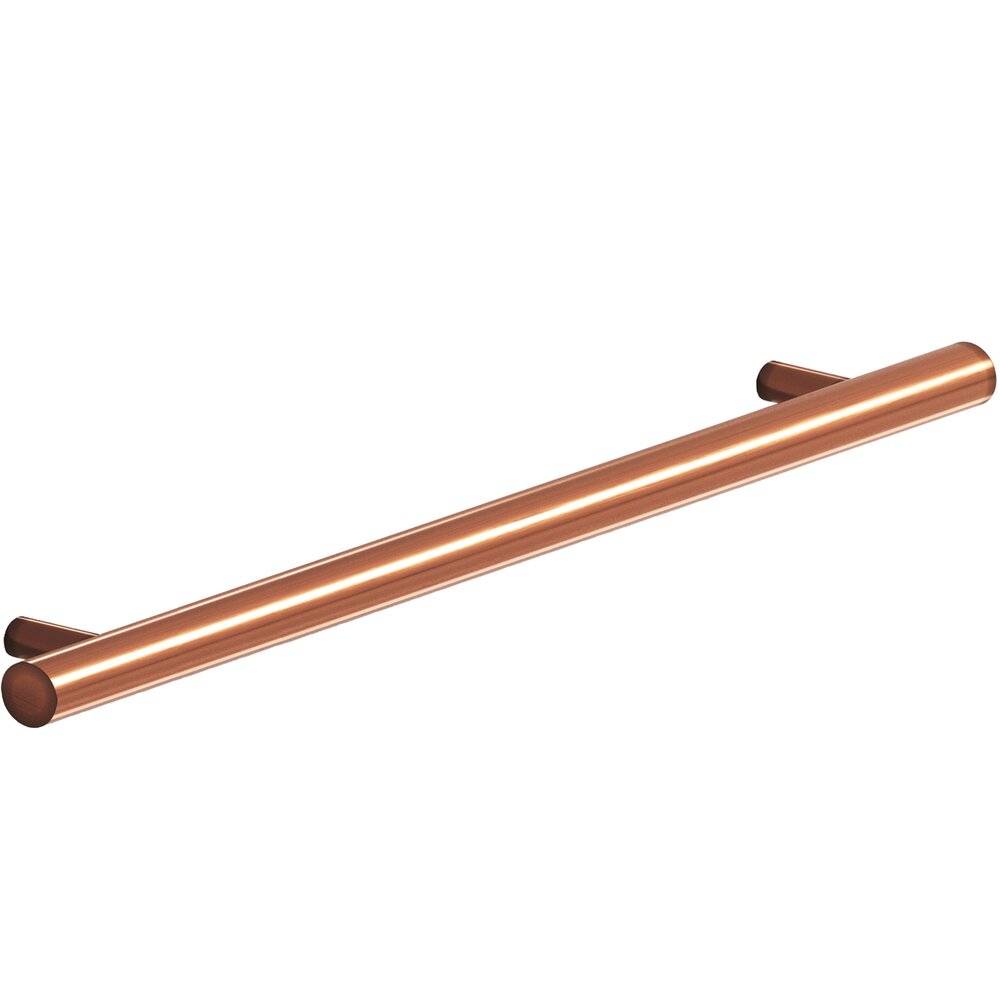 8" Centers Shank Pull in Antique Copper