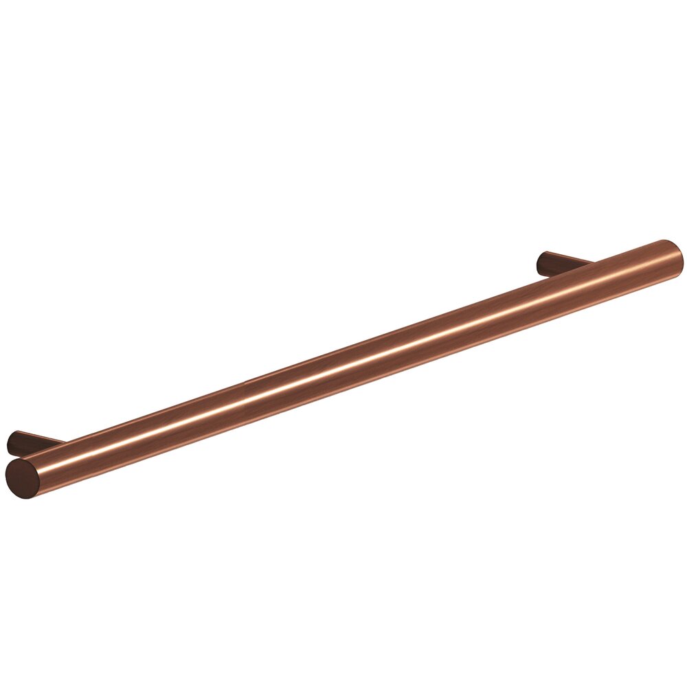 8" Centers Shank Pull in Matte Antique Copper