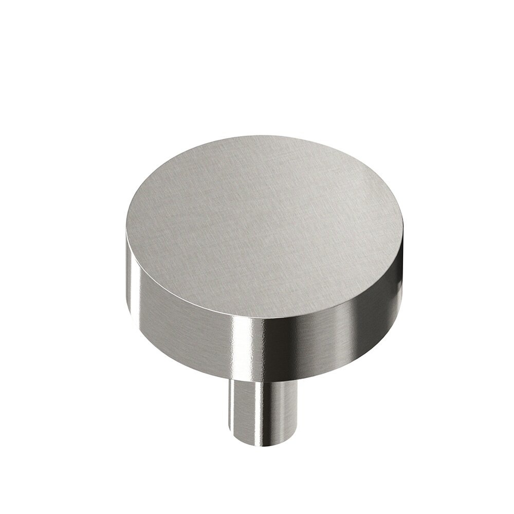 1" Diameter Round Knob in Nickel Stainless