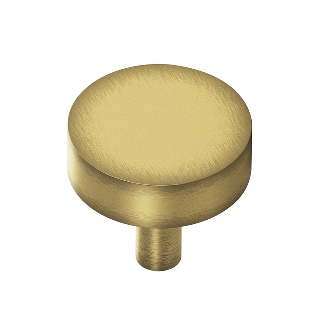 1 1/4" Diameter Round Knob/Shank In Matte Antique Brass