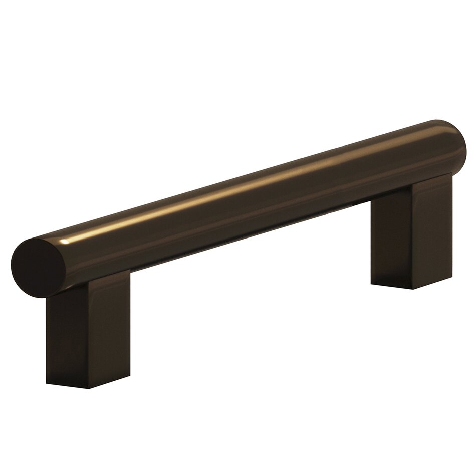 3" Centers Rectangular Post Bar Pull in Oil Rubbed Bronze