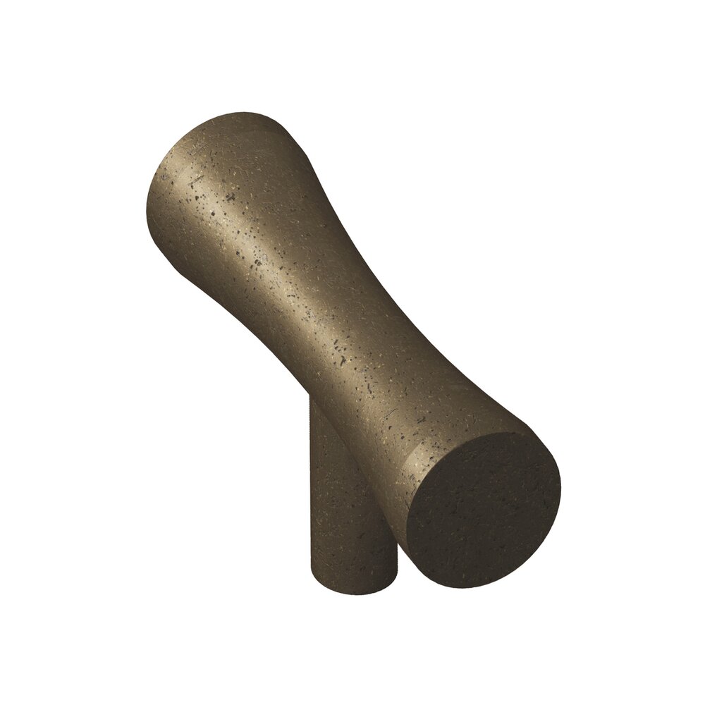 2" Long Knob In Distressed Oil Rubbed Bronze