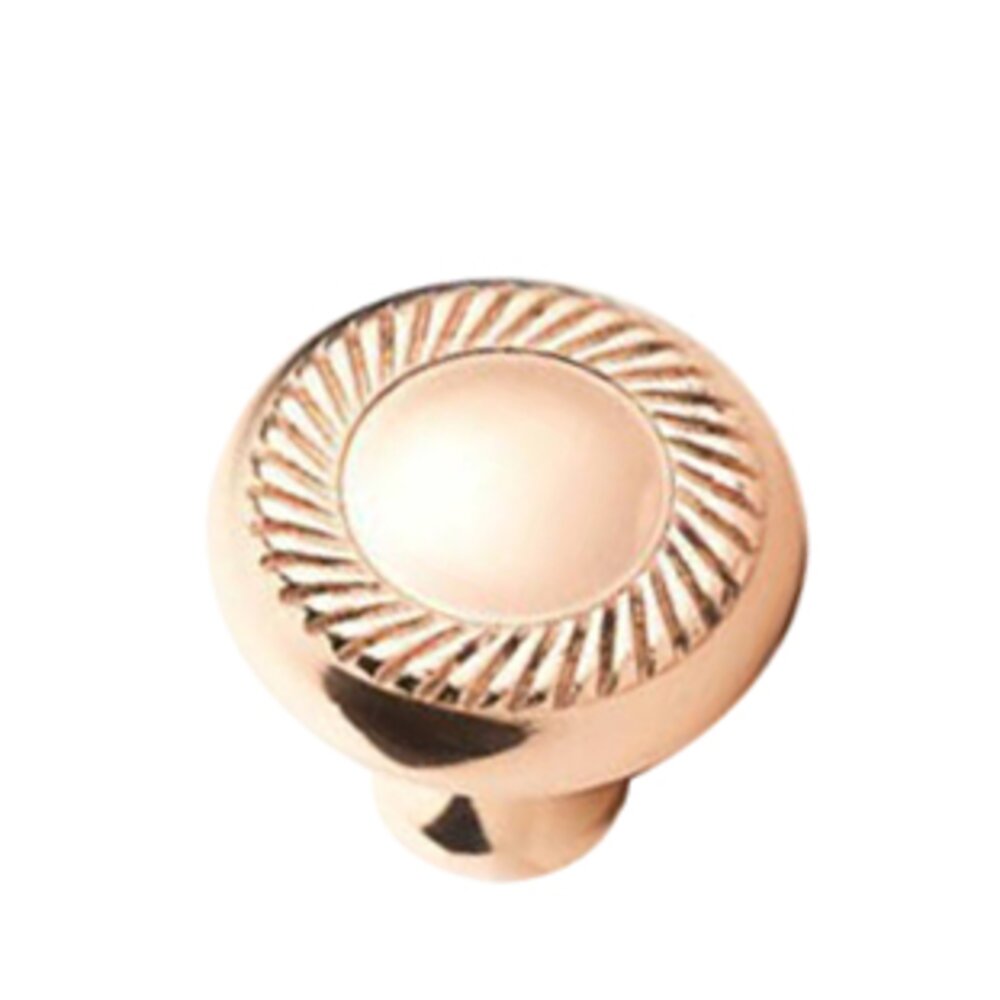 1 1/4" Rope Knob In Polished Bronze