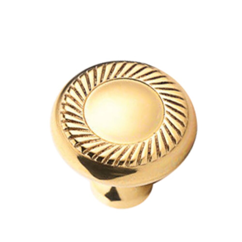 1 1/4" Rope Knob In French Gold