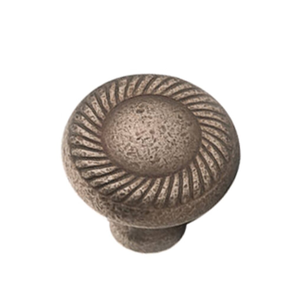 1 1/4" Rope Knob In Distressed Oil Rubbed Bronze