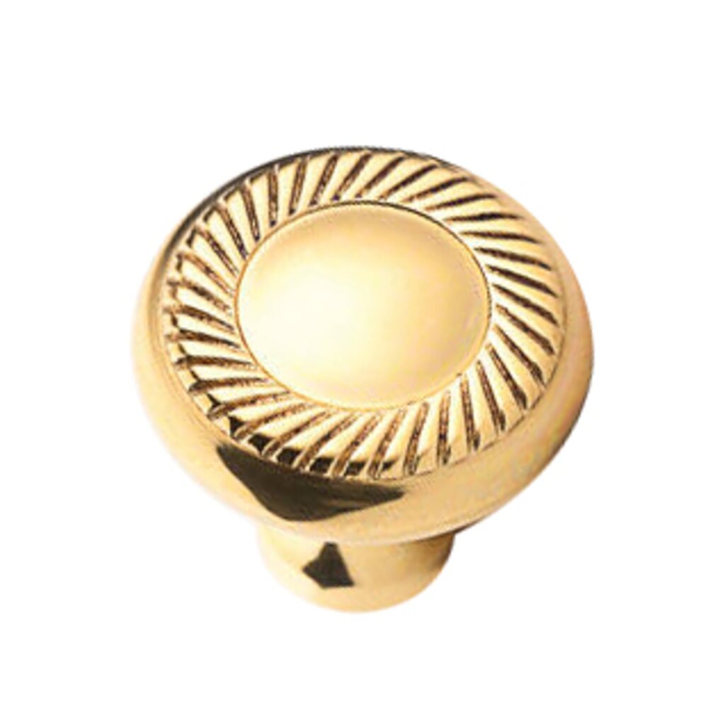 1 1/2" Rope Knob In French Gold