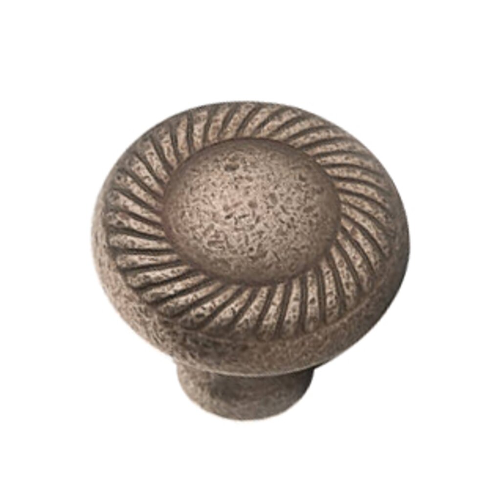 1 1/2" Rope Knob in Distressed Oil Rubbed Bronze