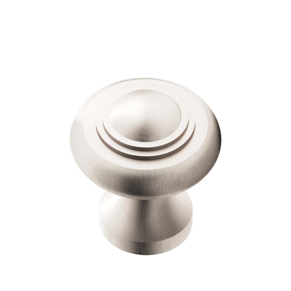 1 3/16" Diameter Small Button Knob in Matte Satin Nickel