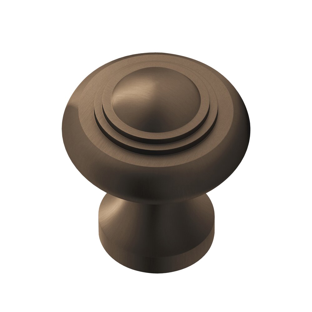 1 1/2" Diameter Large Button Knob in Heritage Bronze