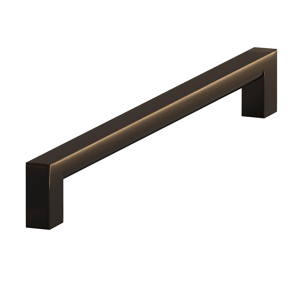 6" Centers Rectangular Pull in Oil Rubbed Bronze