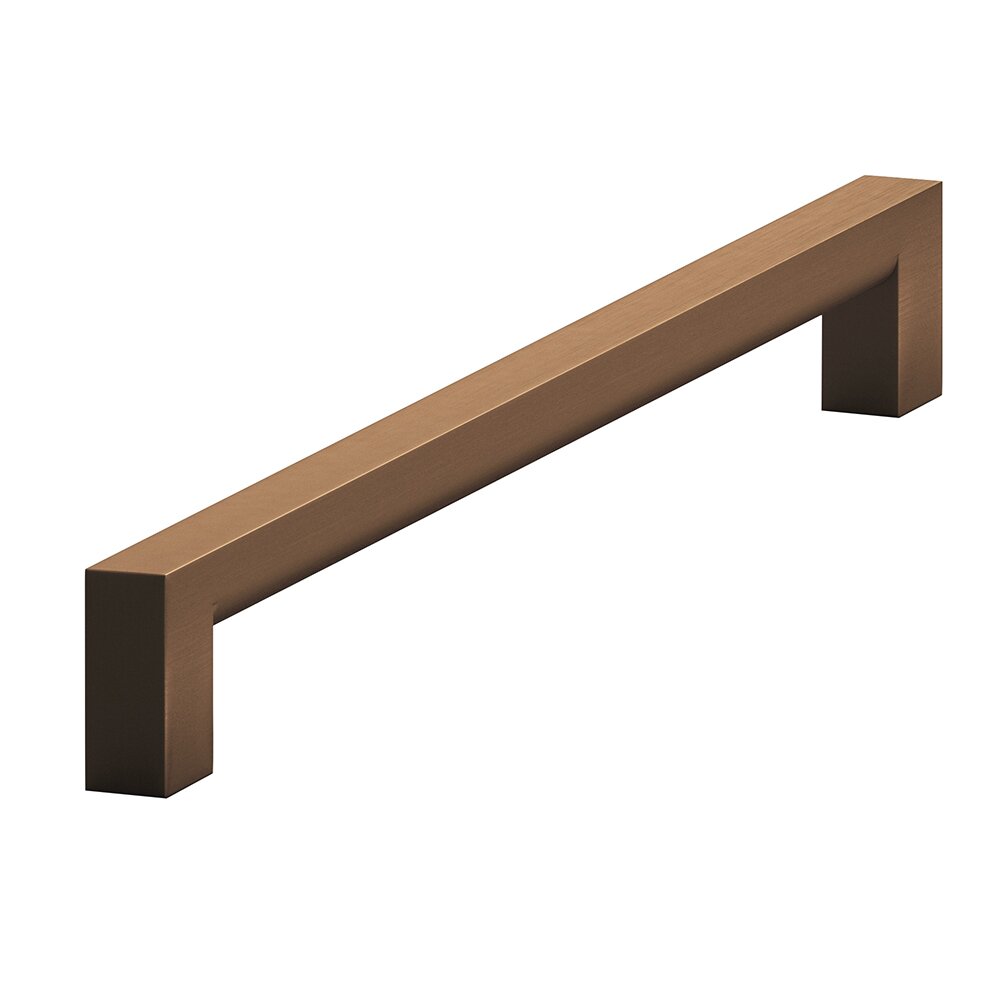 6" Centers Rectangular Pull in Matte Oil Rubbed Bronze