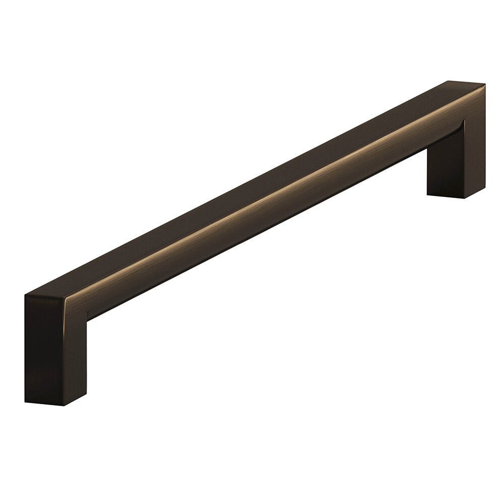8" Centers Rectangular Pull in Oil Rubbed Bronze