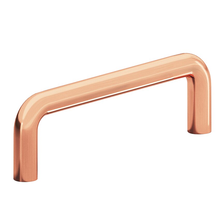 3" Centers Wire Pull in Polished Copper