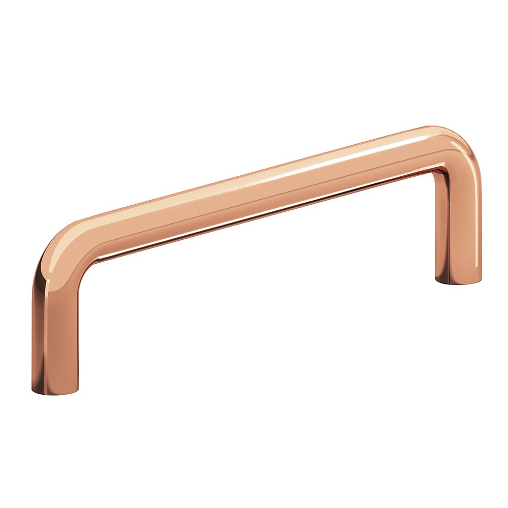 5" Centers Wire Pull in Polished Copper