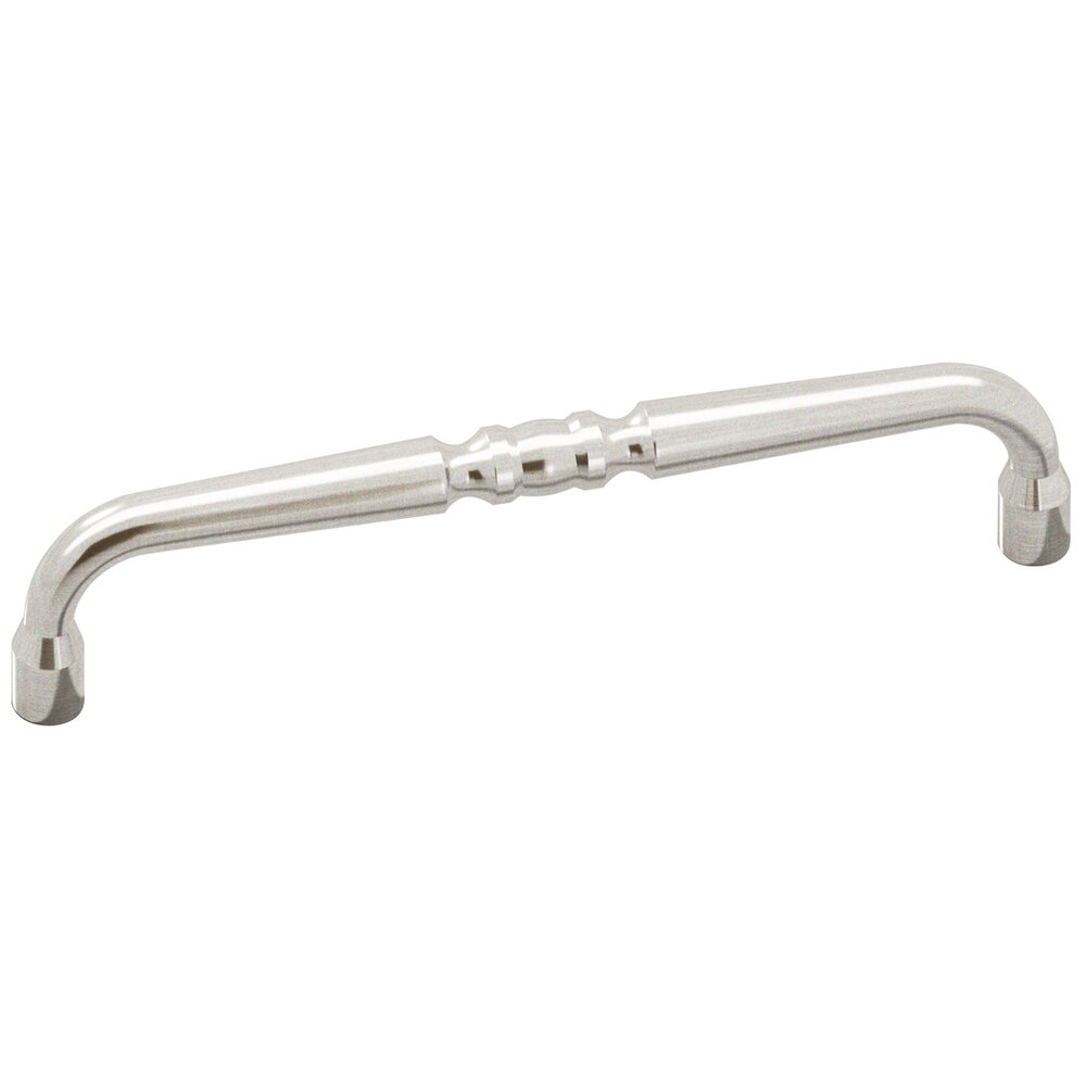 10" Centers Scroll Pull in Satin Nickel