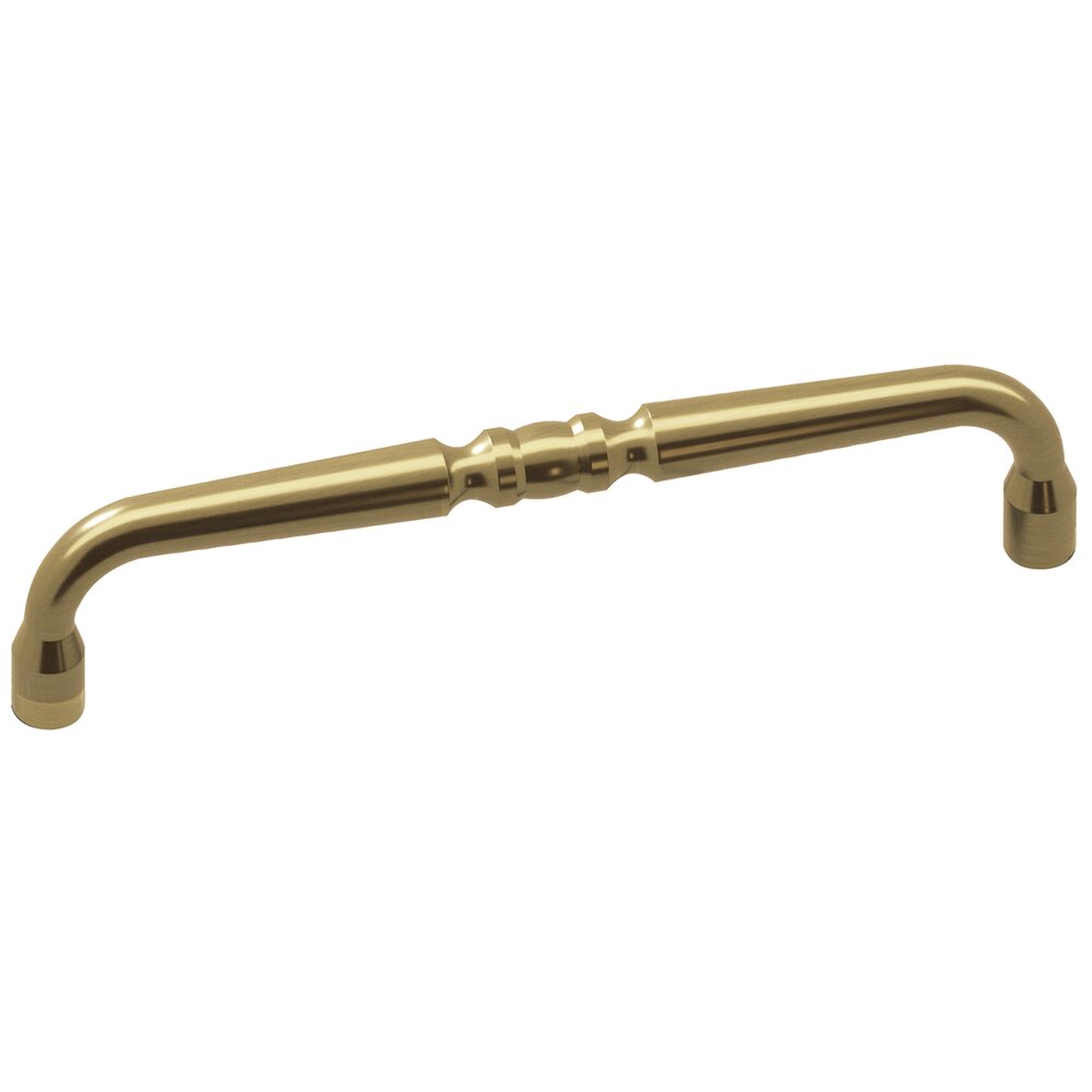 10" Centers Scroll Pull in Antique Brass