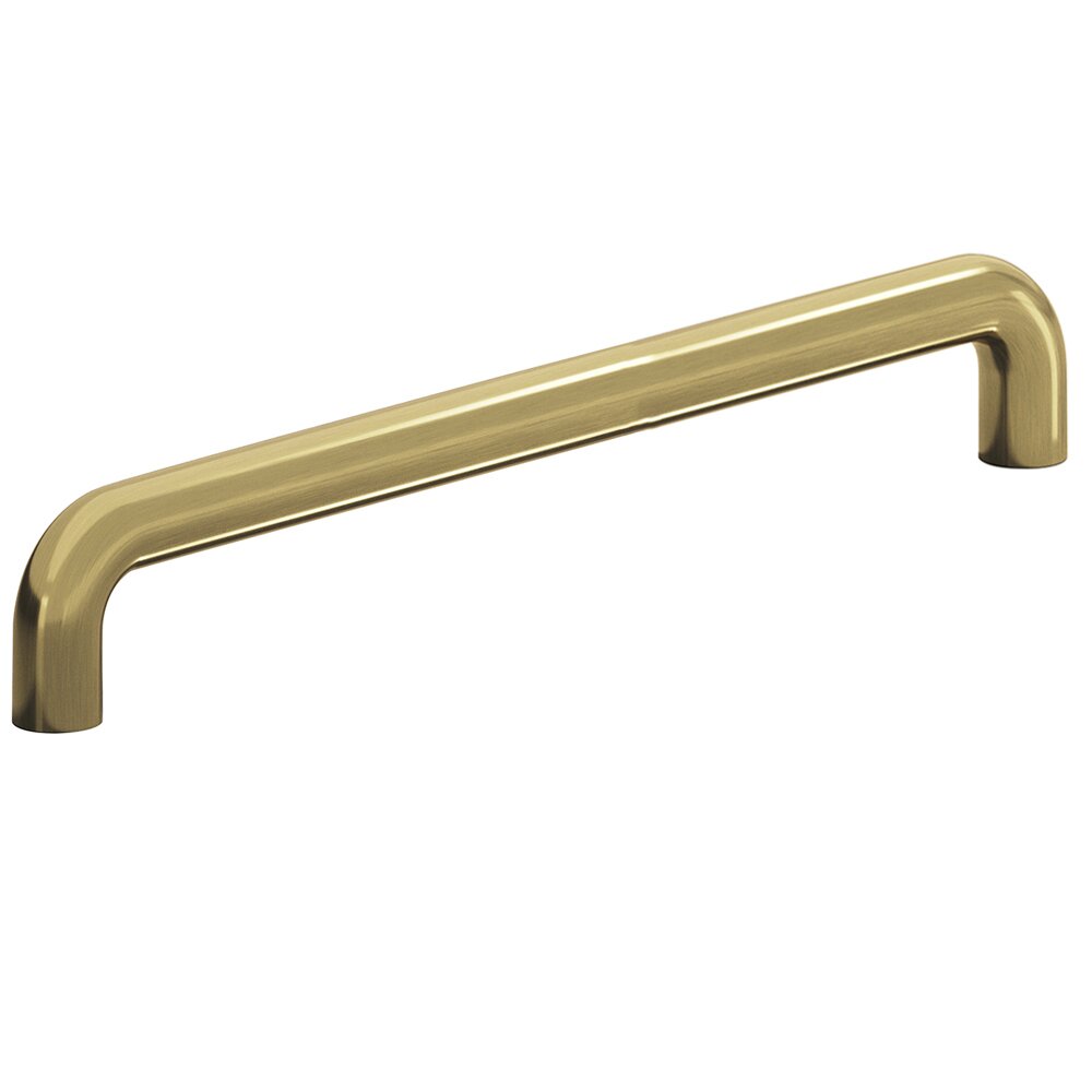 10" Centers Low Clearance Appliance Pull in Antique Brass