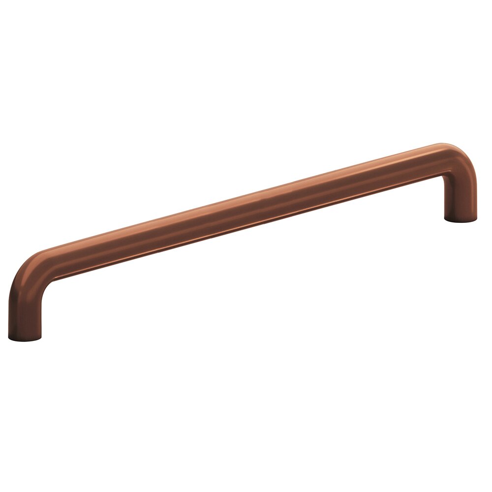 12" Centers Low Clearance Thru Bolt Pull in Matte Antique Copper