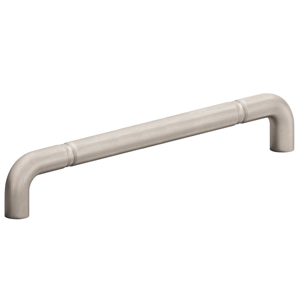 8" Centers Beaded Low Clearance Appliance Pull in Matte Satin Nickel