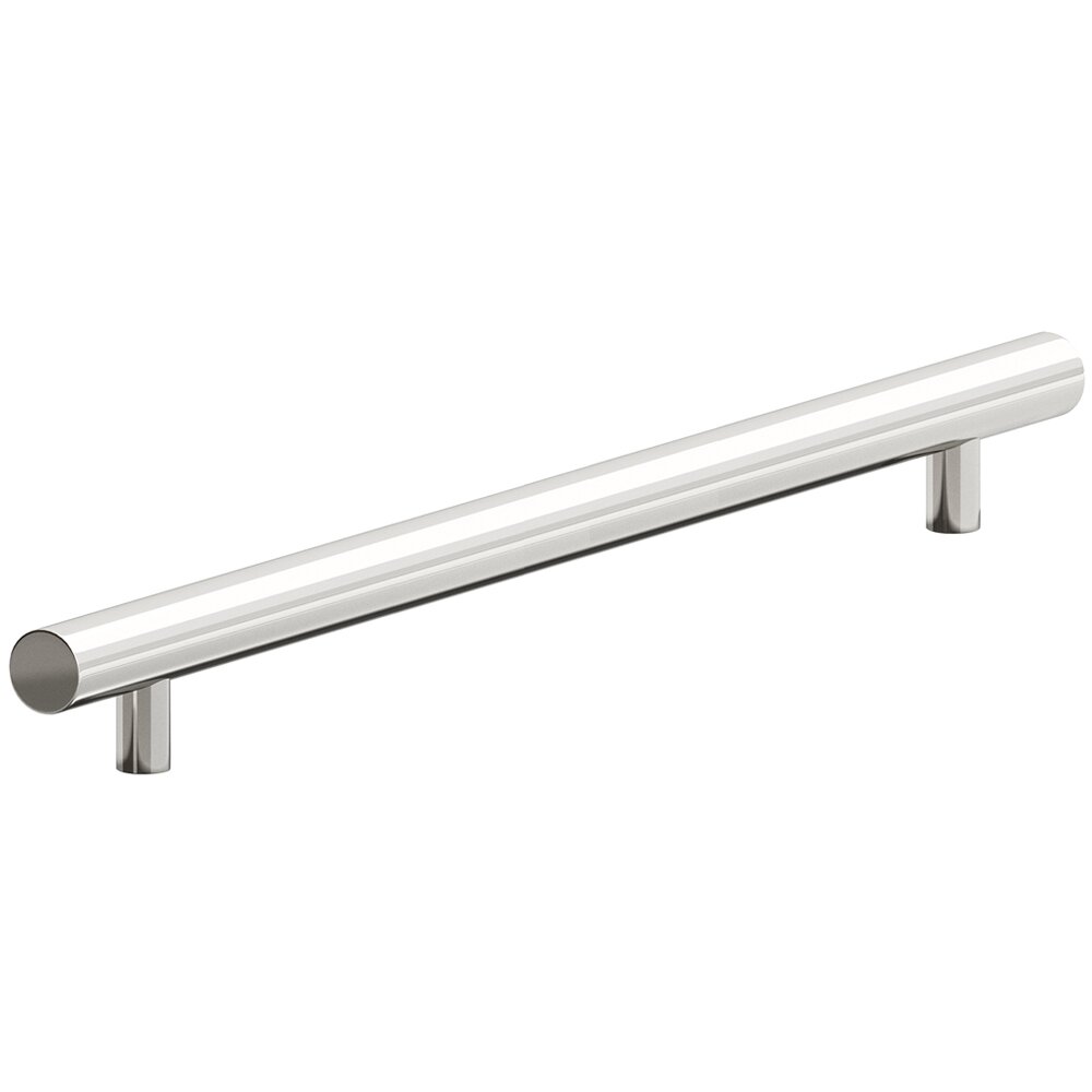 18" Centers Low Clearance Thru Bolt Pull in Polished Nickel