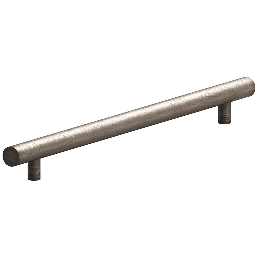 18" Centers Low Clearance European Bar Pull in Distressed Pewter