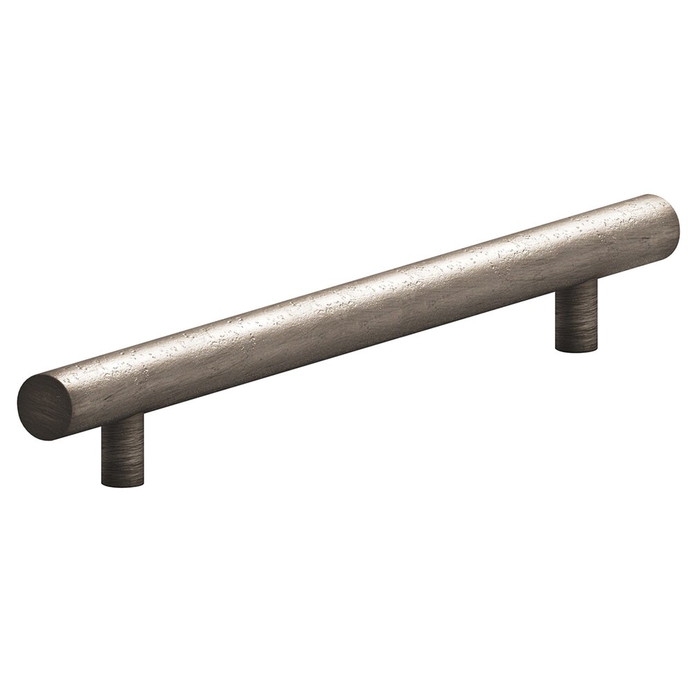 8" Centers Low Clearance European Bar Pull in Distressed Pewter