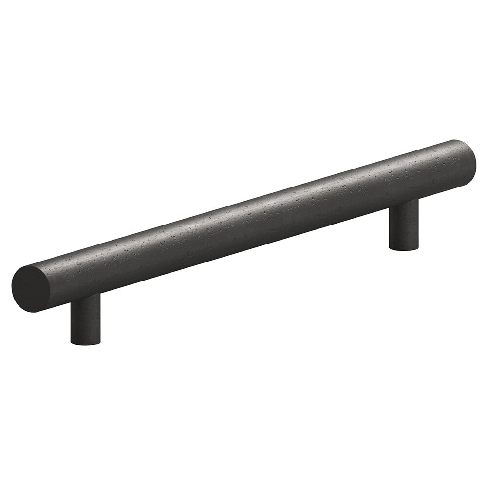 8" Centers Low Clearance European Bar Pull in Distressed Black