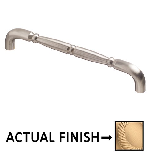 8" Centers Traditional Appliance Pull in Matte Satin Brass