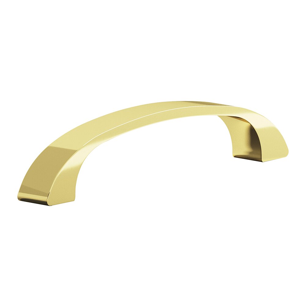 Quick Ship Polished Brass 3 1/2" (89mm) Pull