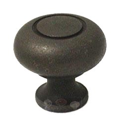 Distressed Oil Rubbed Bronze Knob Solid Brass 1 1/4" ( 32mm )