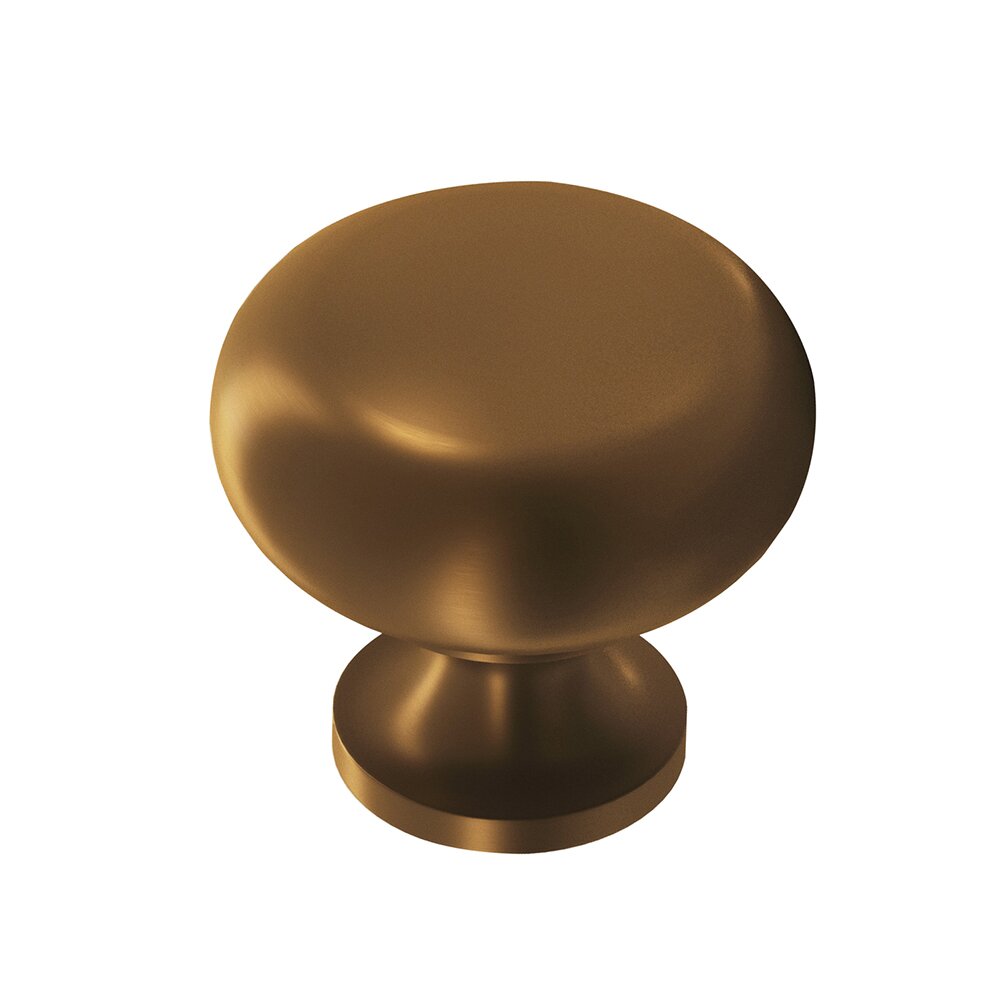 Matte Light Statuary Bronze Knob Solid Brass 1 1/4" ( 32mm )