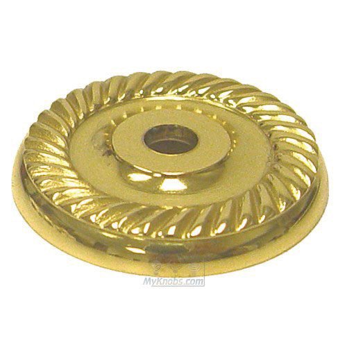 Quick Ship 1 1/4" Arlington Backplate in Polished Brass