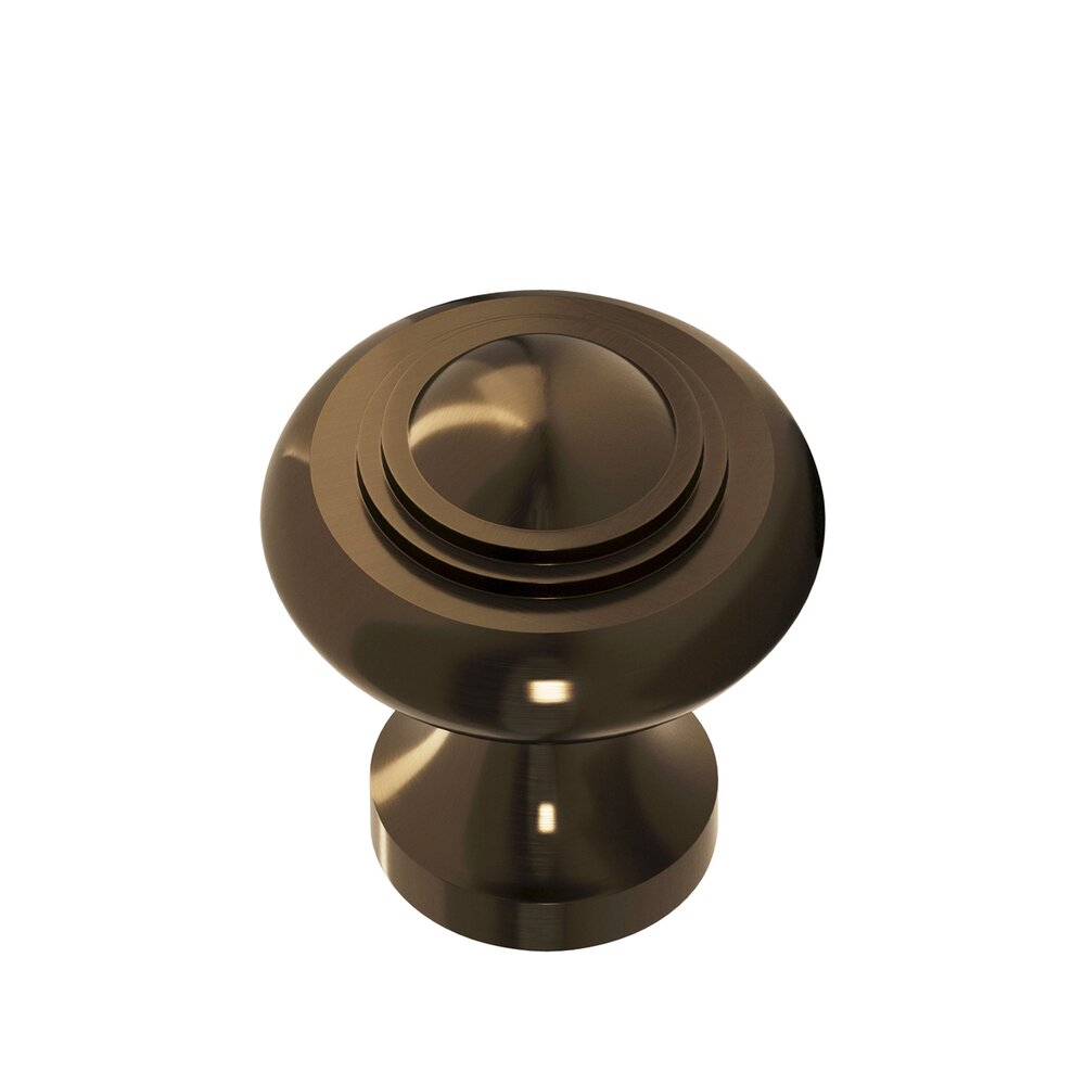 1 3/16" Diameter Small Button Knob in Oil Rubbed Bronze
