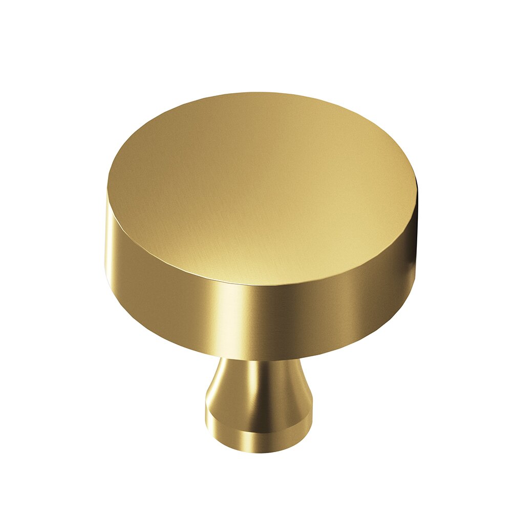 1 1/4" Diameter Knob in Unlacquered Satin Brass