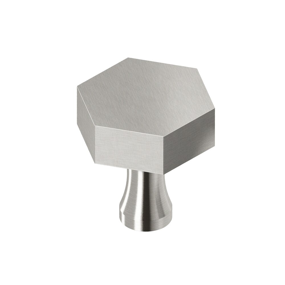 1" Hex Knob in Nickel Stainless