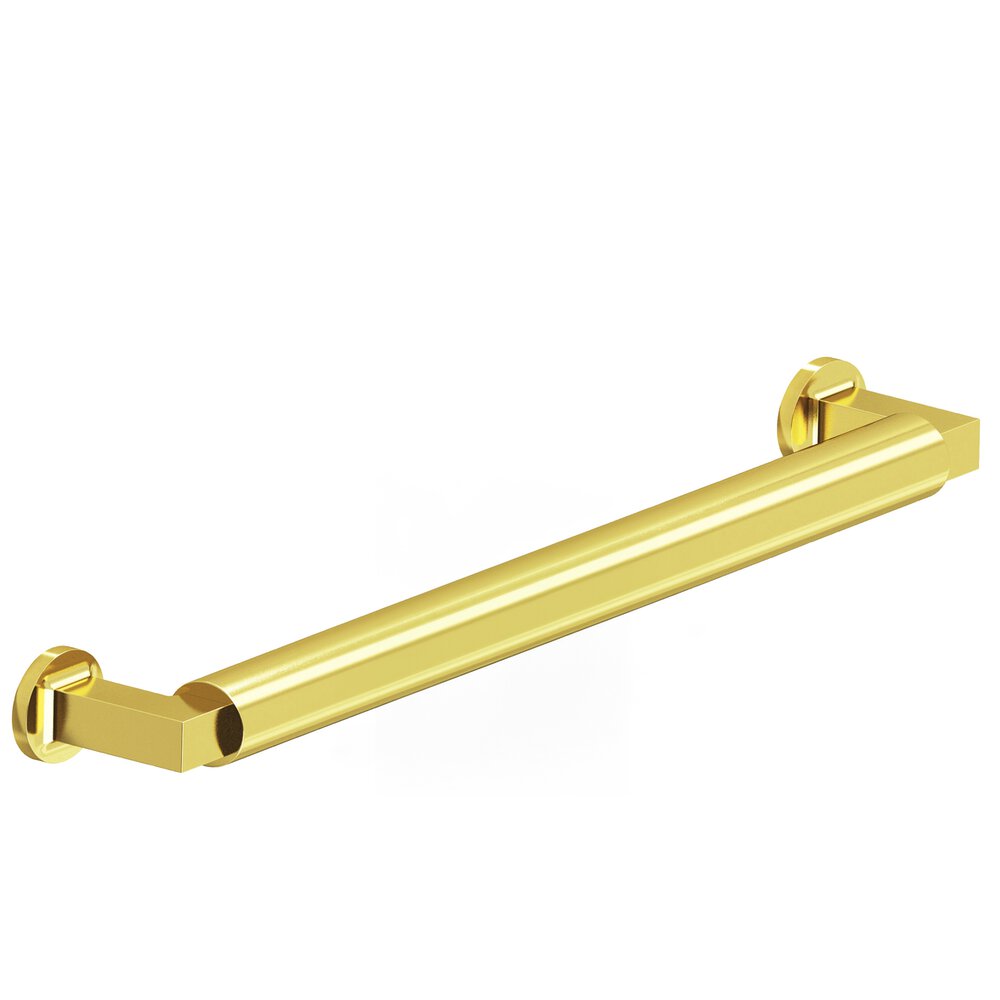 8" Centers Gropius-Style Appliance/Oversized Pull With Flared Feet In French Gold