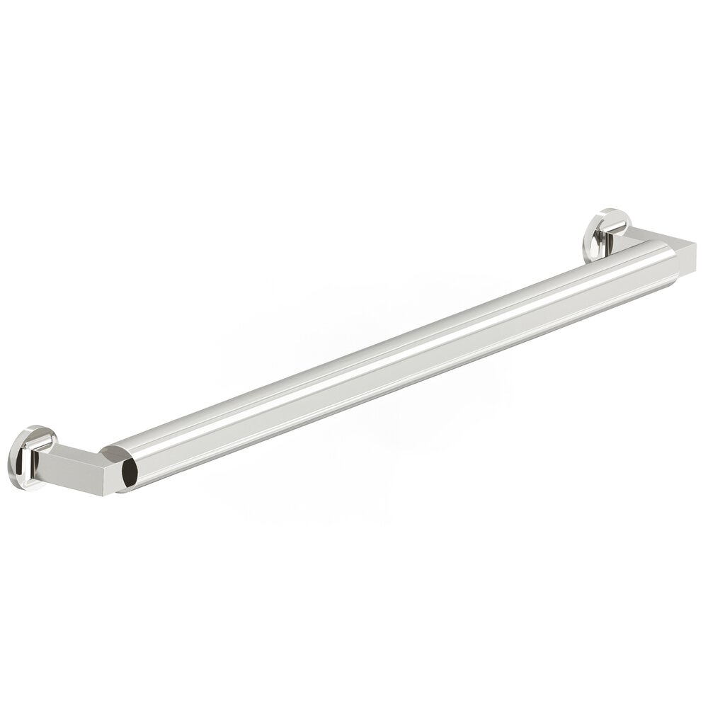 10" Centers Gropius-Style Appliance/Oversized Pull With Flared Feet In Polished Nickel