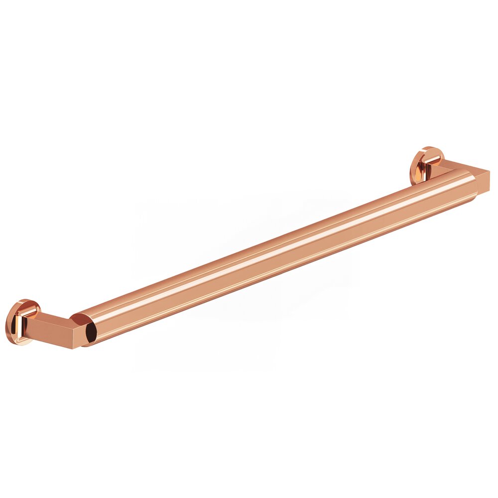 10" Centers Gropius-Style Appliance/Oversized Pull With Flared Feet In Polished Copper