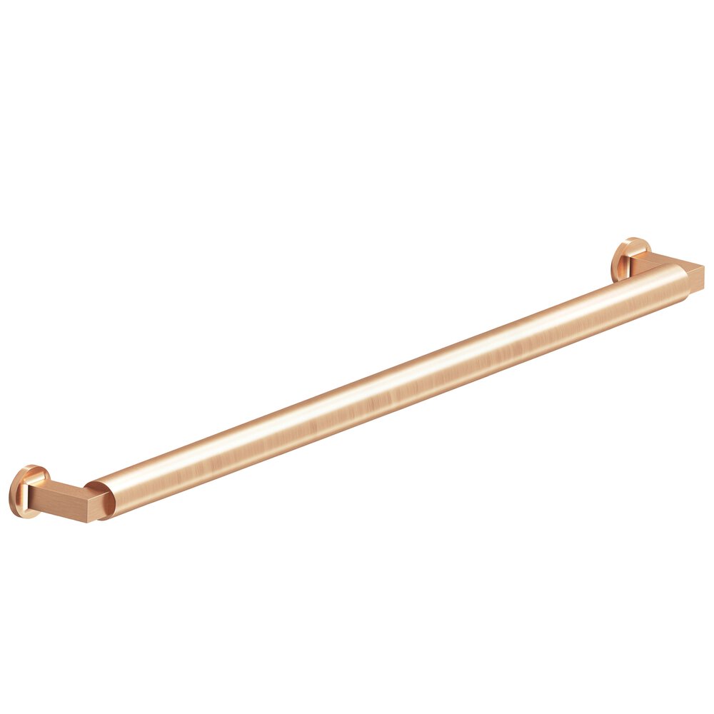 12" Centers Gropius-Style Appliance/Oversized Pull With Flared Feet In Satin Bronze