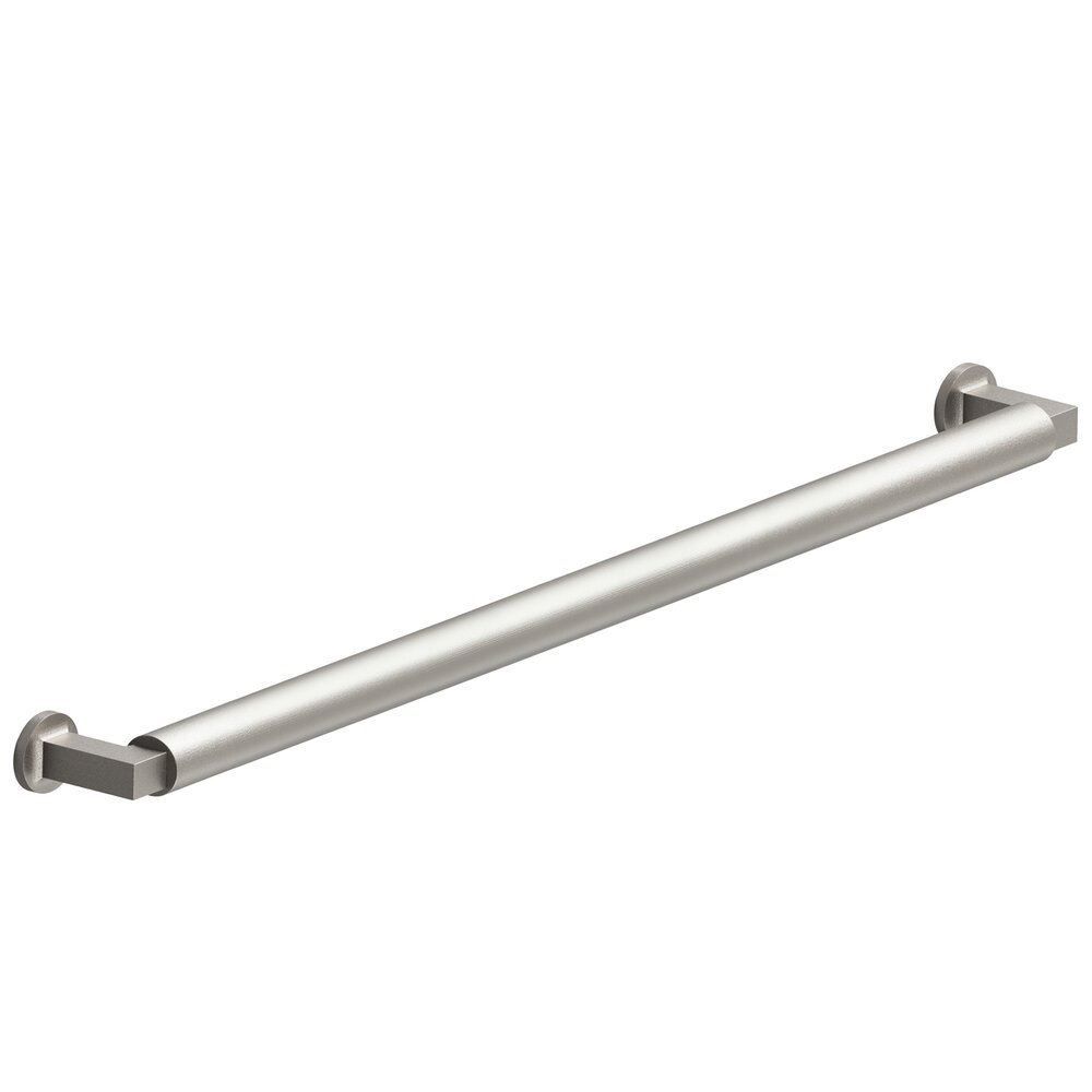 12" Centers Gropius-Style Appliance/Oversized Pull With Flared Feet In Frost Nickel