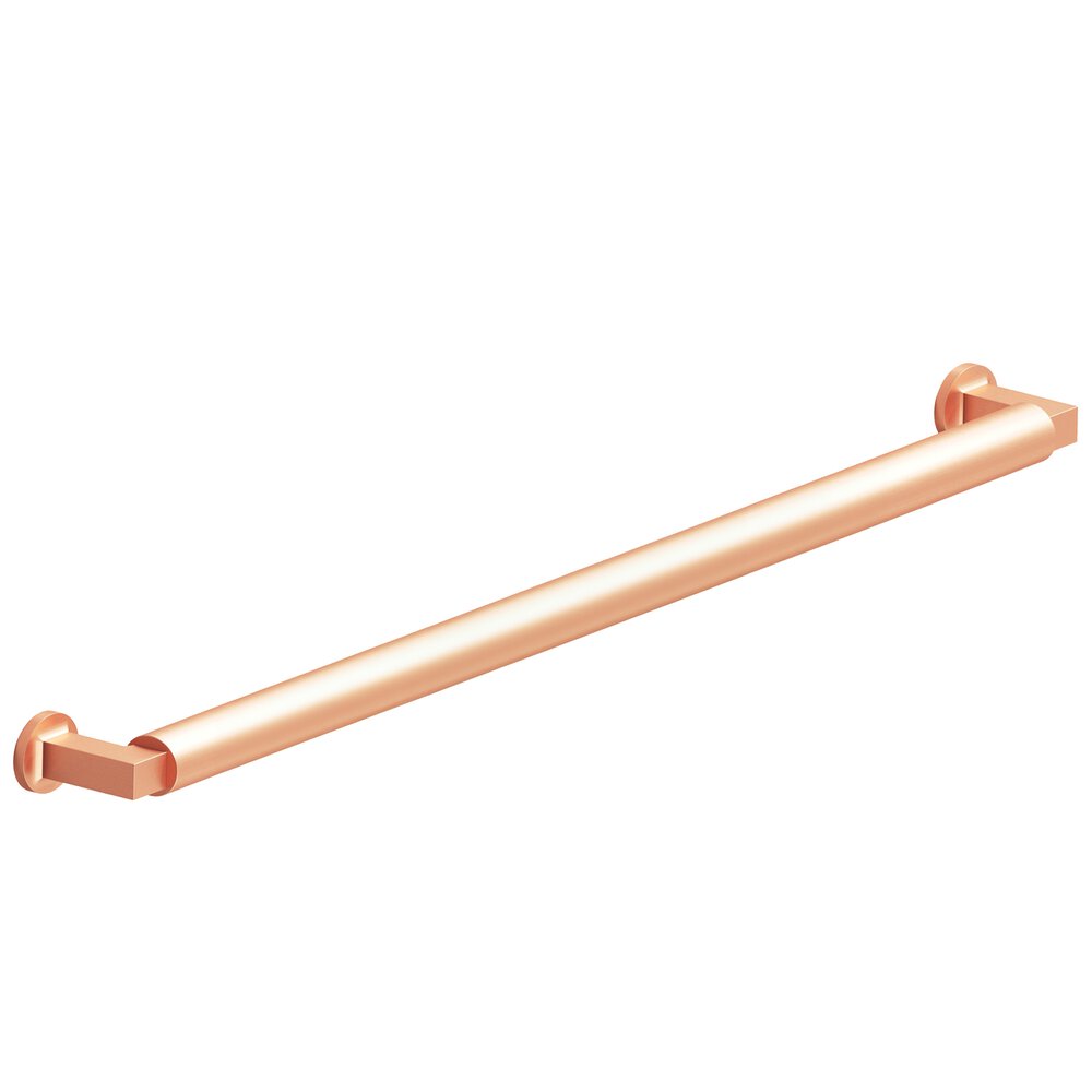12" Centers Gropius-Style Appliance/Oversized Pull With Flared Feet In Matte Satin Copper