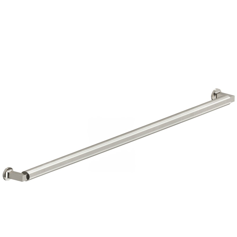 18" Centers Gropius-Style Appliance/Oversized Pull With Flared Feet In Satin Nickel