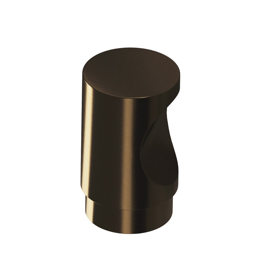 0.75" Diameter Round Cabinet Knob In Oil Rubbed Bronze