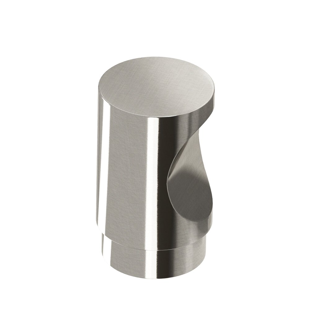 0.75" Diameter Round Cabinet Knob In Nickel Stainless