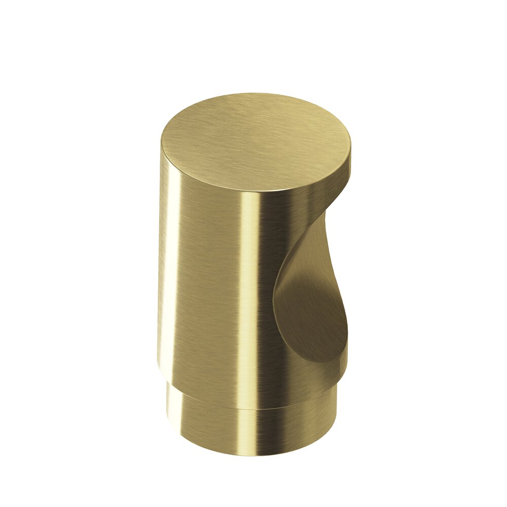 0.75" Diameter Round Cabinet Knob In Antique Brass