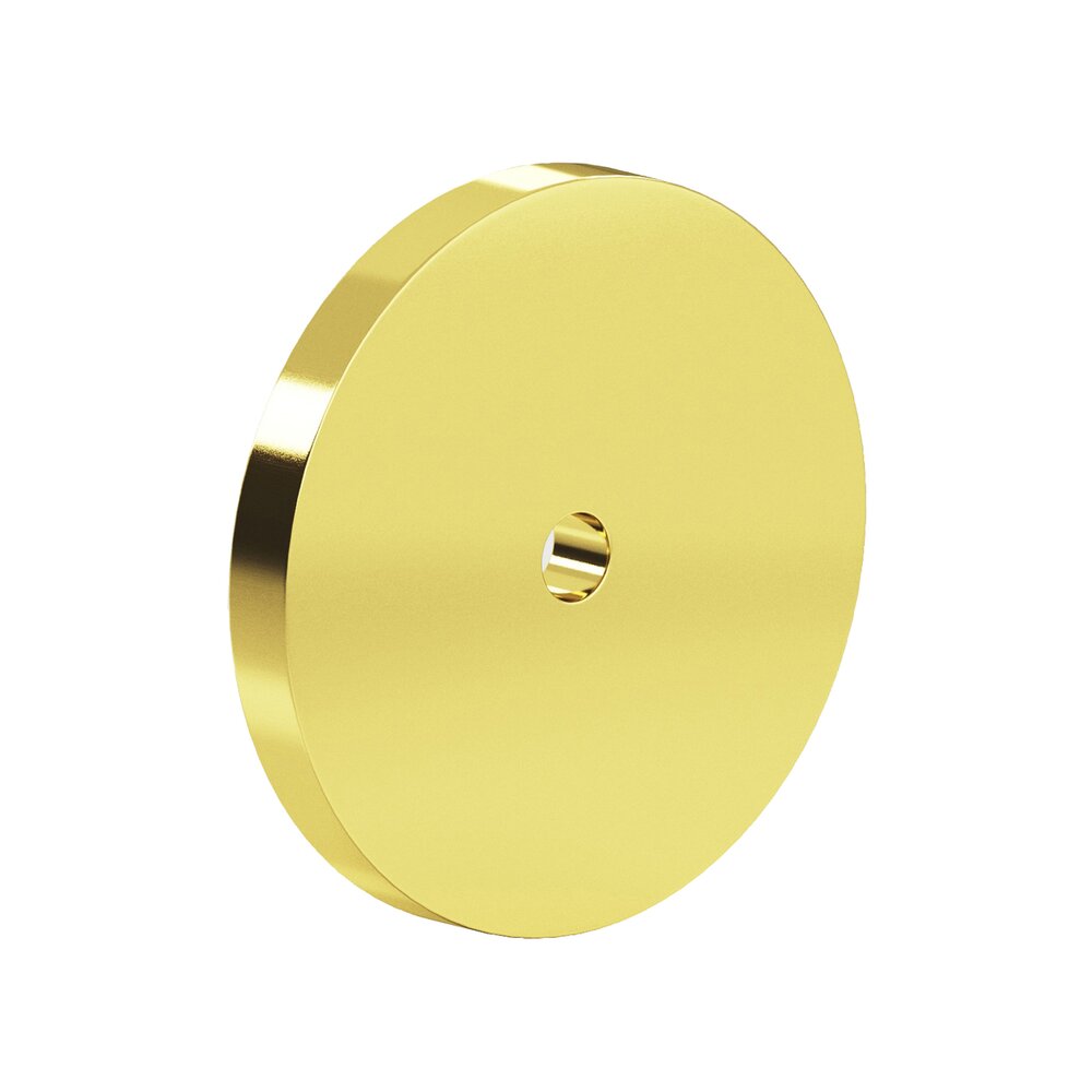 2 1/2" Diameter Backplate in French Gold