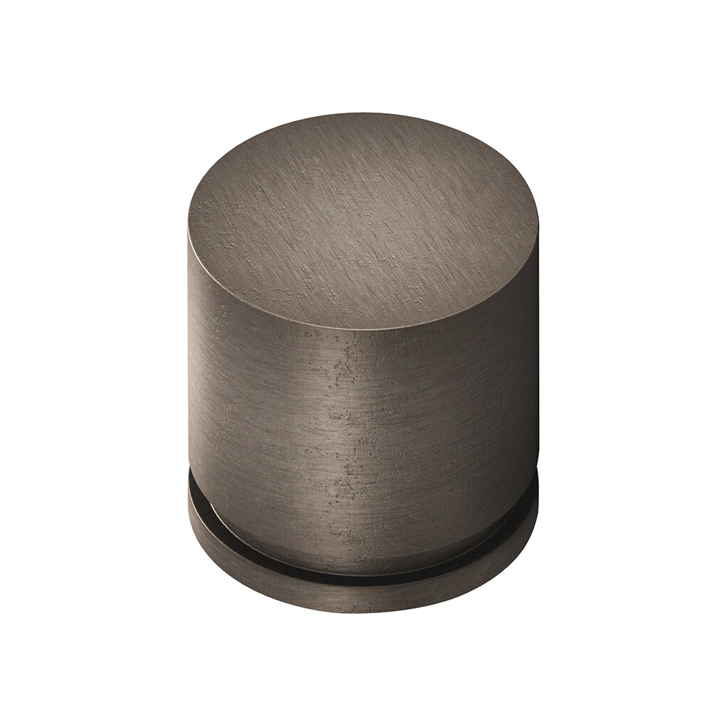 1" Knob in Distressed Pewter