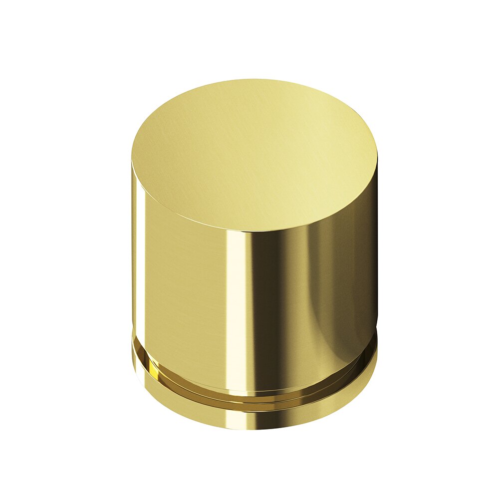 1 1/4" Knob in Polished Brass Unlacquered